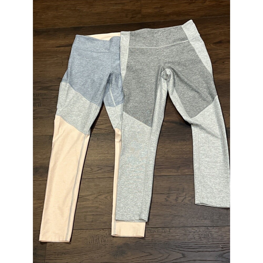 Outdoor Voices Leggings Lot Women's Small Grey Colorblock Pink Cropped & Long